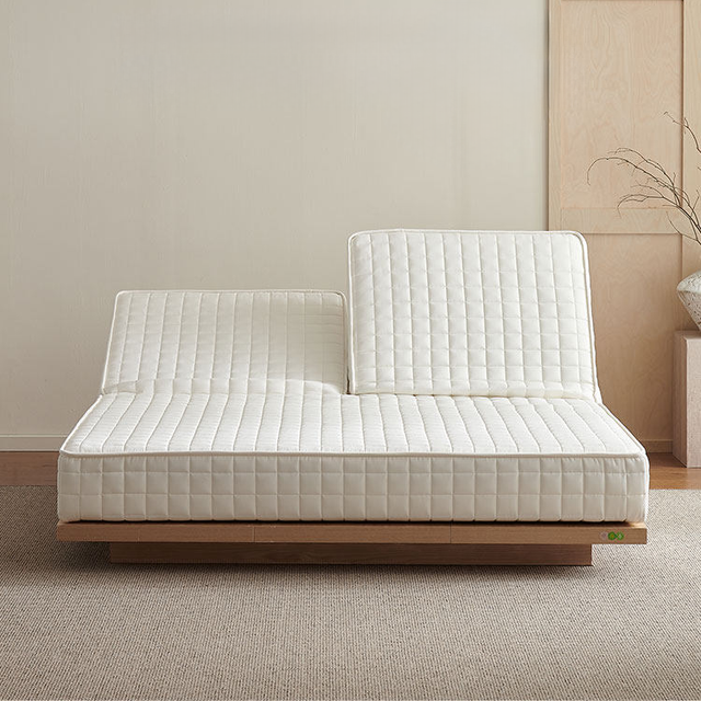 Luxury Split Smart Adjustable Bed with Voice Control Air Massage Snore Detection Dual Zone Wireless Remote