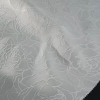 Tissu Jacquard Satiné Résistant à l'Eau, Design Personnalisé, 100% Polyester, Tricoté à Motifs Floraux pour Robes de Mariée, Femmes et Filles