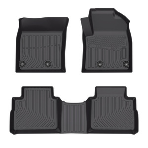 Alfombrillas de Coche Impermeables GoldenVoyage de 3 Piezas, Hechas a Medida, de TPE 3D de 5 mm de Grosor, para <span class=keywords><strong>Nissan</strong></span> X-Trail T33 con Volante a la Derecha, 2021-2025 - Product Image 2
