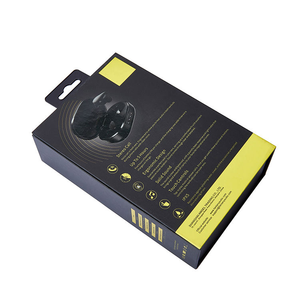 Flip‑top <b>magnetic</b> <b>box</b>, electronics packaging <b>box</b>, hard paper <b>box</b>, rigid <b>gift</b> <b>box</b>, hanging hole retail <b>box</b> - Product Image 6