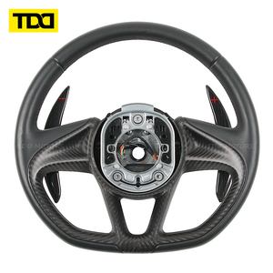 Volante de Carreras TDD de Fibra de Carbono de 4 Radios Negro para McLaren 720S 570S 540C 600LT 12C - Product Image 1