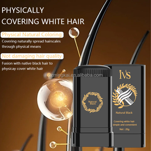 Cubierta para teñir el cabello gris, diseño de pincel portátil, tinte para el cabello negro, logotipo personalizado, palo de Color para el cabello resistente al agua - Product Image 5