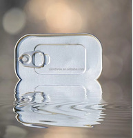 Boîte de conserve rectangulaire personnalisée de haute qualité avec couvercle pour emballage de nourriture de viande de poisson de thon sardines
