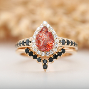 Bague en argent 925S avec pierre de soleil, cristal brut, bague de mariage pour homme, pierre précieuse pour les fêtes, fournitures de bijoux en gros - Product Image 4