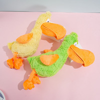Jouet sonore pour chien en forme de toucan, dissimulant des friandises, pour l'auto-amusement et le soulagement de l'ennui, résistant aux morsures et aux grincements des dents, avec son couinement