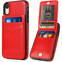 Étui de téléphone en cuir TPU personnalisé avec logo Mount Yanzhi, porte-cartes RFID et protection étanche, coque arrière minimaliste pour téléphone portable