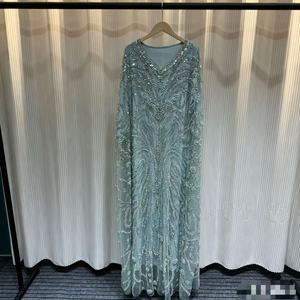 Embroidered Beaded <strong>Sequin</strong> Dress Evening Prom Luxury Dress for Muslim Abaya Islamic Clothing Elegant Loose Long <strong>Robes</strong> - Product Image 3