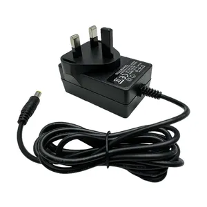 12 v1a Power Adapter Customizable Factory Router DC Power Adapter CN/US/UK/EU/AU 9V/12V/15V DC Output with Plug-In Connection