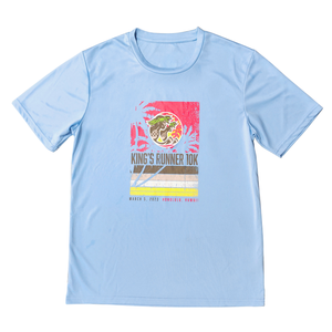 T-shirt en maille de polyester recyclé certifié GRS, vente chaude, impression sérigraphique personnalisée, col rond, respirant, uniformes pour événements sportifs - Product Image 2