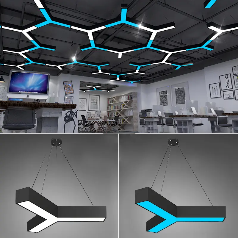 라운드 커머스 현대 사무실 실내 조명 30w 35w 매달려 천장 조명 Led 샹들리에 펜던트 조명
