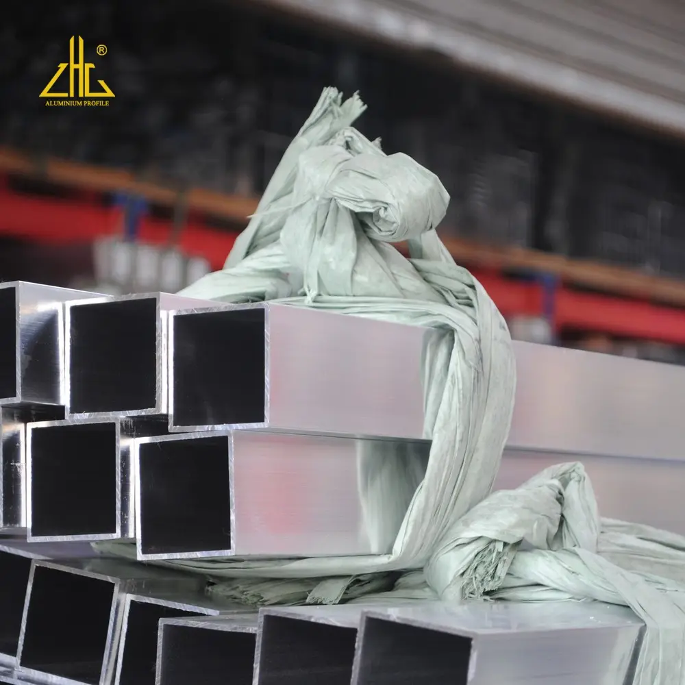 Produsen 29 Tahun Tabung Aluminium Anodized Profil Pemasok Tabung Persegi Panjang Tabung Logam Campuran Aluminium