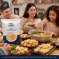 Gefrorene Mi Iuy Kroaker-Fischkuchen-Scheiben, Fertig zum Kochen, Gebratener Surimi-Meeresfrüchte-Snack, HORECA Einzelhandel Private Label Lieferung Großhandel 150g