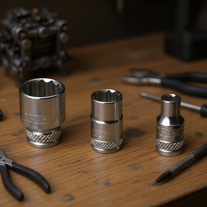 Fervi Polygonal <b>Socket</b> Wrench Normal Series 12mm 10mm 8mm Chrome Vanadium Steel - Product Image 3