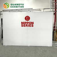 Boîte à lumière modulaire pop-up réutilisable 10x10 pieds logo personnalisé Portable en aluminium outil gratuit Seg Led salon exposition stand toile de fond