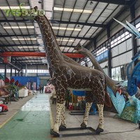 Corps en éponge souple en silicone girafe fabriqué à la main très réaliste pour les parcs sportifs et les centres commerciaux.