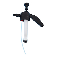 Bouteille pulvérisateur portable à pression manuelle de grande capacité de 2 L avec deux buses interchangeables