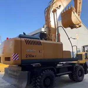 Excavatrice sur pneus puissante Performance Hyundai 210W-7 210W-9 21 tonnes Construction d'occasion Corée d'origine en stock - Product Image 2