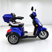 Véhicule électrique à trois roues longue portée 1000W 60V pour personnes âgées, tricycle électrique, vitesse 33 km/h, scooter Citycoco