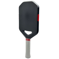 Raket Pickleball TSL Aerodynamic Edgeless Elongated 3K Carbon Fiber Solid dengan Inti Busa EPP 16mm, Berat MOI Gen5 untuk Hiburan