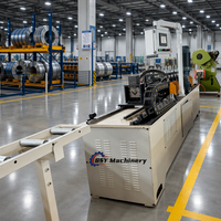 Máquina automática de alta precisión para la fabricación de perfiles en L y ángulos de acero para tabiques y techos de paneles de yeso de 0.4-1.2mm para construcción interior
