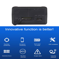 Rastreador de Vehículos Portátil Android Auto GPS+Beidou 4G OBD con Control Remoto, Alarma de Exceso de Velocidad y Rastreo Mundial