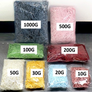 ไส้กระดาษราฟเฟอร์ฝอย100กรัมสำหรับห่อของขวัญวันแต่งงานกล่องขนมบรรจุภัณฑ์สบู่ตะกร้าอีสเตอร์การบรรจุงานฝีมือแบบ DIY - Product Image 5