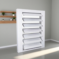 Volets modernes imperméables avec fonction de ventilation, stores en alliage d'aluminium pour hôpitaux et appartements