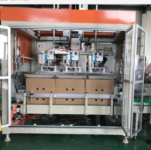 Machine d'emballage, de scellage et de mise en place de cartons pour bière, soda, boissons gazeuses, aliments, lait en poudre, boîtes, bocaux, bouteilles - Product Image 4