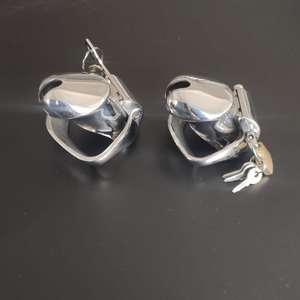 Male Chastity Device Stainless Steel Cock Ring Cage Men <strong>Penis</strong> Cages Toy Devices <strong>Sex</strong> Products <strong>for</strong> Adults - Product Image 3