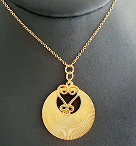 <span class=keywords><strong>Ashanti</strong></span> Symbol Adinkra Coeur Collier Or Ethnique Sankofa Collier Akan Symbole bijoux - Product Image 2