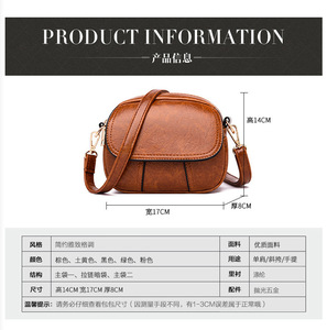 Borsa a tre strati all'ingrosso del <span class=keywords><strong>catalogo</strong></span> VIP piccola borsa a spalla di moda Joker a tracolla morbida e rotonda borsa a tracolla da donna - Product Image 6