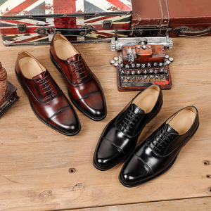 Autumn New <b>Top</b> Layer Cowhide Men's Business Shoes Men's Formal Men's Shoes - Product Image 3