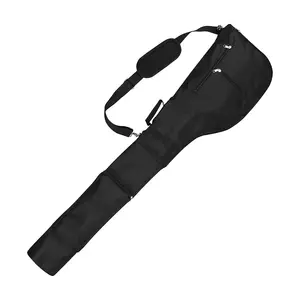 Black golf accessories carry bag hot sale golf club carry bag practice range nylon golf gun bags