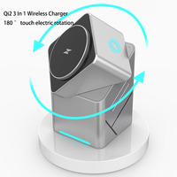 Station de charge sans fil magnétique rapide 3 en 1 Qi2 25W pour iPhone Samsung Xiaomi Chargeur sans fil