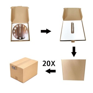 12 inch thạch anh Đồng hồ treo tường với im lặng năng lượng hấp thụ sáng chữ số bằng gỗ <span class=keywords><strong>Glow</strong></span>-in-The-Dark MDF trang trí thắp sáng tay - Product Image 6