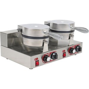 Cá nhân hoá tùy chỉnh thương mại Snack máy 4 lưới đôi Điện <span class=keywords><strong>Waffle</strong></span> Baker - Product Image 3