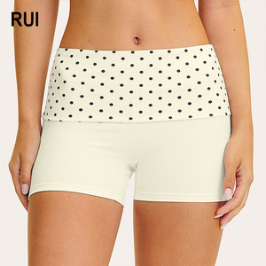 RUIQUWIN Women's <b>Leggings</b> Plus Size Vintage Printed Yoga Shorts Elastic Waist Butt Lifting Four-Way Stretch Seamless Gym Clothes - Product Image 1