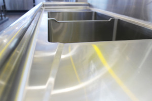 อ่างล้างจานสแตนเลสสองชั้นสำหรับโรงพยาบาลโรงแรมร้านอาหาร - Product Image 3