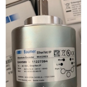 Codificador Rotatorio Baumer ZPX5-12 10-30 VDC EtherNet/IP, Codificador Absoluto, Hecho en Suiza - Product Image 1