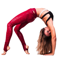 73% polyester 27% élasthanne, respirant, uni, taille élastique, vêtements de danse sécuritaires, leggings de pole dance rouges, adhérents, longueur totale