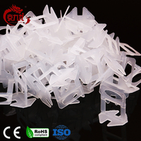 Système de nivellement de carreaux en plastique 100 pièces avec clips et outils – Système d'accessoires de pose de carrelage facile à utiliser