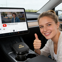 Caja Inteligente con IA para Auto Android 13, WiFi de Doble Banda, YouTube y TikTok Preinstalados, Reproductor para Auto