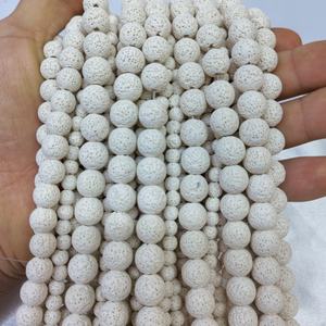 Perles rondes en pierre de lave volcanique multicolores en gros 2026, 6 mm, 8 mm, 10 mm, pour la fabrication de bijoux - Product Image 5