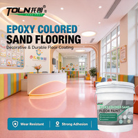 Mortier époxy professionnel coloré et revêtement de sol imperméable anti-moisissure pour la rénovation complète des sols carrelés de la maison
