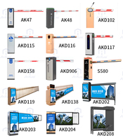 Barrière de circulation automatique Ankuai AKD102C à ouverture rapide (1-6s) pour stationnement de véhicules avec alarme et feux de signalisation