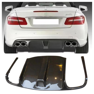 Difusor Trasero de Fibra de Carbono W207 <span class=keywords><strong>Coupe</strong></span>, Labio de Parachoques Trasero para <span class=keywords><strong>Mercedes</strong></span> <span class=keywords><strong>Benz</strong></span> Clase <span class=keywords><strong>E</strong></span> W207 E200 250 260 <span class=keywords><strong>350</strong></span> 2 Puertas Pre Lci 2009-2014 - Product Image 1