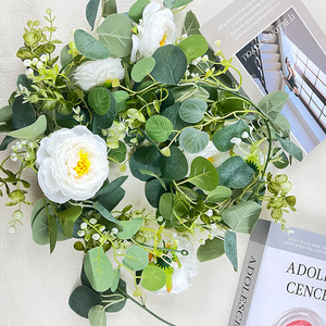 Eucalipto Artificial con Flores Blancas de 180 cm para Decoración del Hogar Tipo A B C - Product Image 2