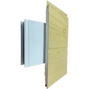 Wholesale Metal Siding Exterior Wall Cladding Pan Fireproof Polyurethane Foam PU Sandwich Panel