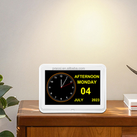 Pros Smart Calendrier Numérique Horloge Wifi Démence Horloge Parlante Analogique Médecine Rappels Agenda Alarmes Photo Message Via App