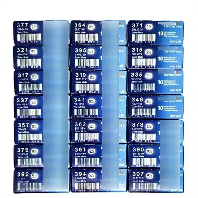 Factory Silver Oxide Button Cell Home Appliances Battery 1.55V Model 377 OEM